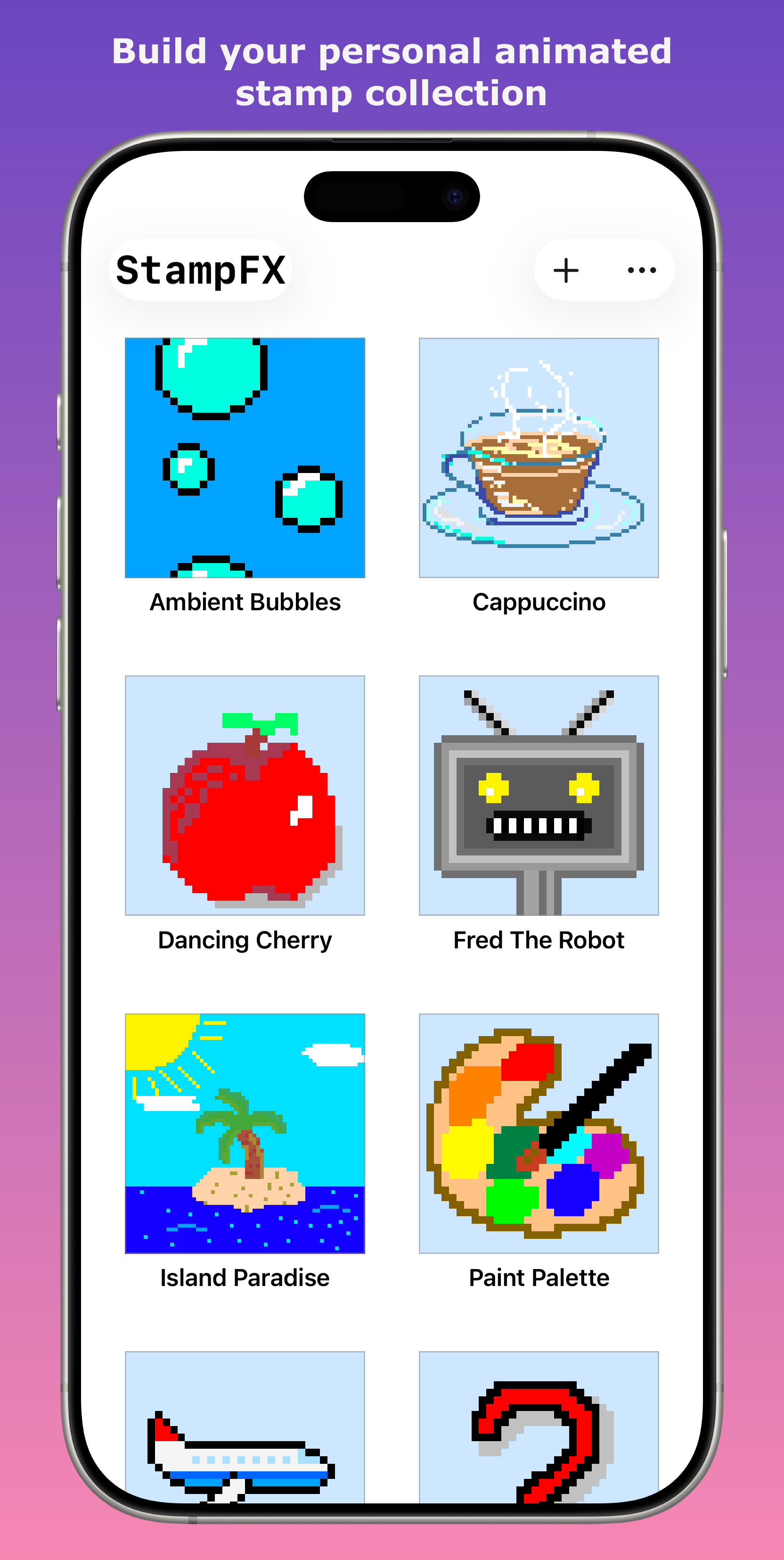 StampFX Home Screen